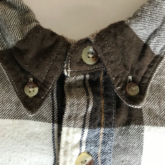 Woolrich Flannel Shirt XL Front Pocket 100% Cotton - Picture 5 of 7